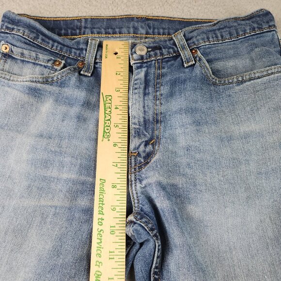 Levis 511 Jeans Slim Fit Medium Wash Stretch Denim Mens 32x30 Great Wear & Fade - Picture 4 of 11